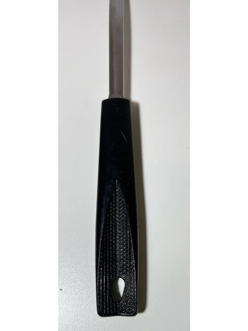 Vintage ECKO Meat Fork & Spoon Black Handle 12in Retro Kitchen Cooking Tool